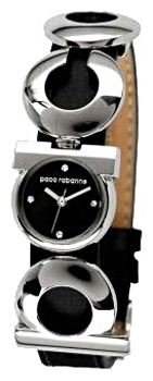 Часы Paco Rabanne Lady Leather Round PRD677_CF